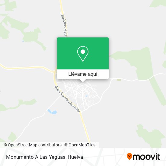 Mapa Monumento A Las Yeguas