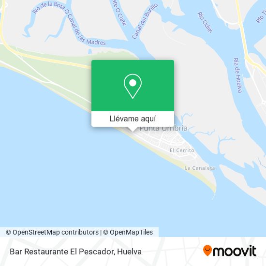 Mapa Bar Restaurante El Pescador