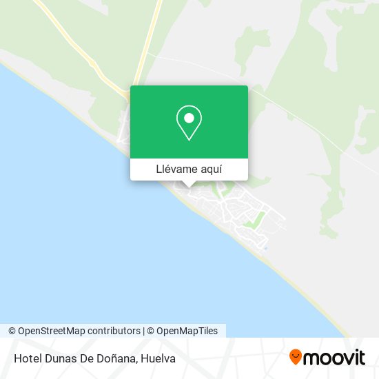 Mapa Hotel Dunas De Doñana