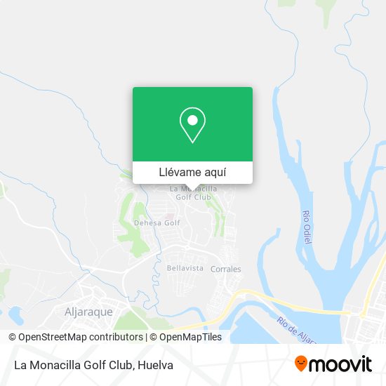 Mapa La Monacilla Golf Club