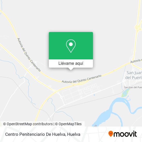 Mapa Centro Penitenciario De Huelva