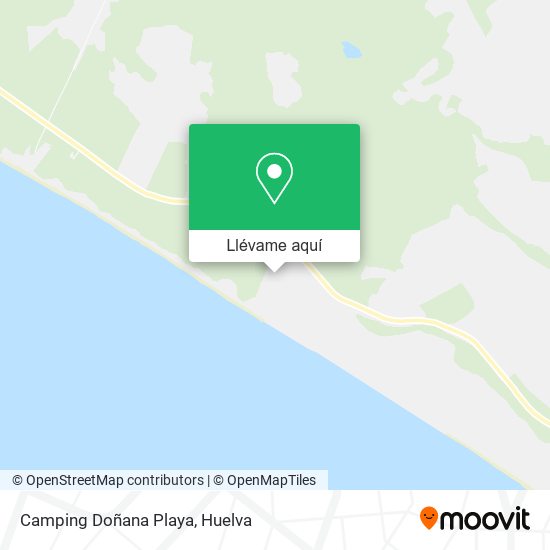 Mapa Camping Doñana Playa