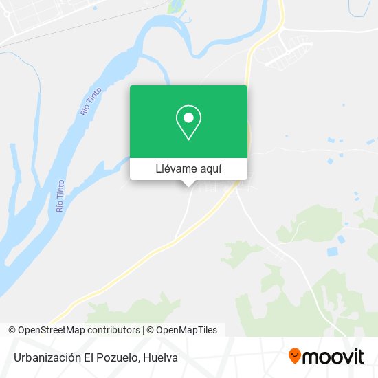 Mapa Urbanización El Pozuelo