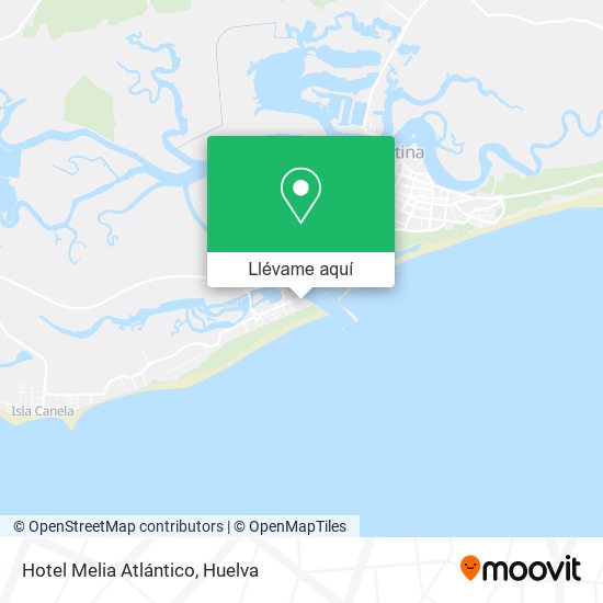 Mapa Hotel Melia Atlántico