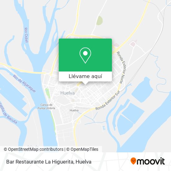 Mapa Bar Restaurante La Higuerita