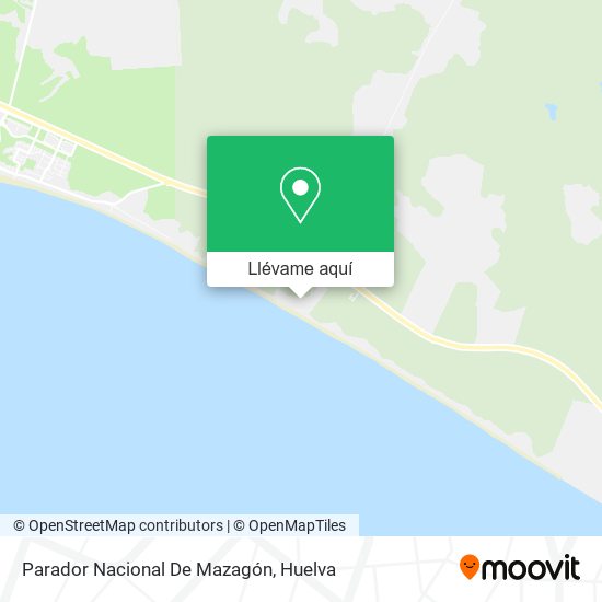 Mapa Parador Nacional De Mazagón