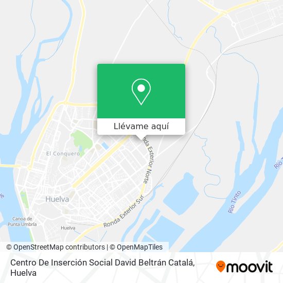 Mapa Centro De Inserción Social David Beltrán Catalá