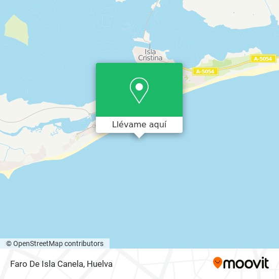 Mapa Faro De Isla Canela