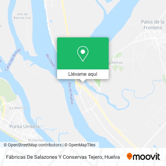 Mapa Fábricas De Salazones Y Conservas Tejero