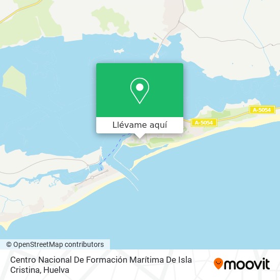 Mapa Centro Nacional De Formación Marítima De Isla Cristina
