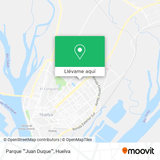 Mapa Parque ""Juan Duque""