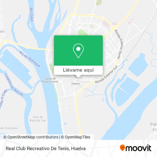 Mapa Real Club Recreativo De Tenis