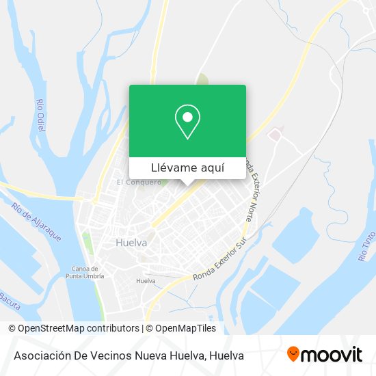 Mapa Asociación De Vecinos Nueva Huelva