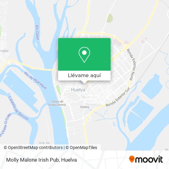 Mapa Molly Malone Irish Pub