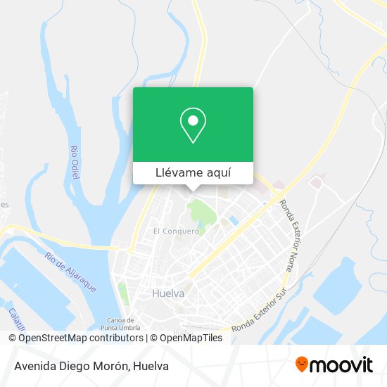 Mapa Avenida Diego Morón