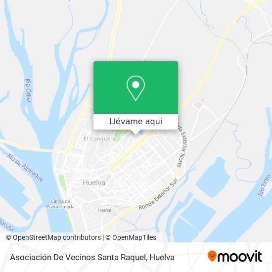 Mapa Asociación De Vecinos Santa Raquel