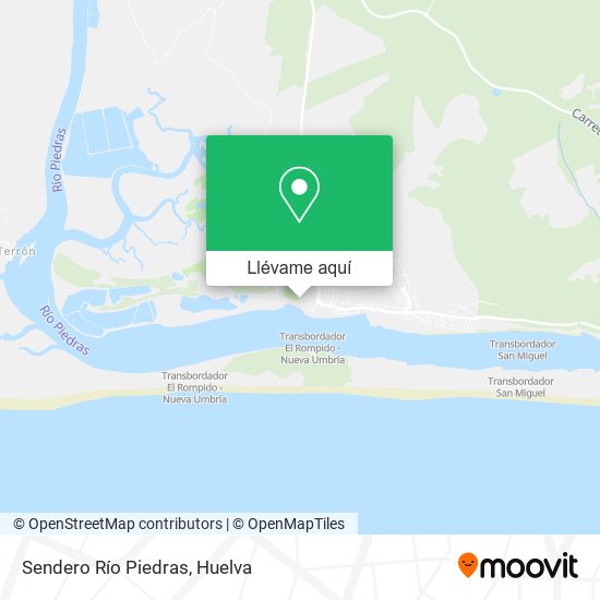 Mapa Sendero Río Piedras