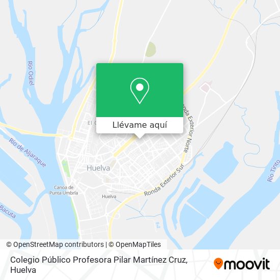 Mapa Colegio Público Profesora Pilar Martínez Cruz