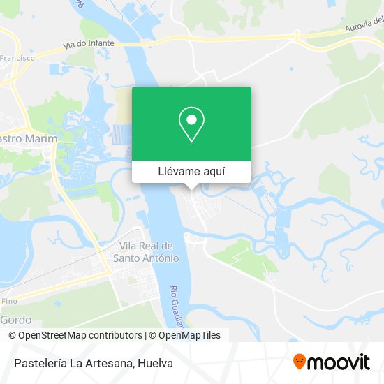Mapa Pastelería La Artesana