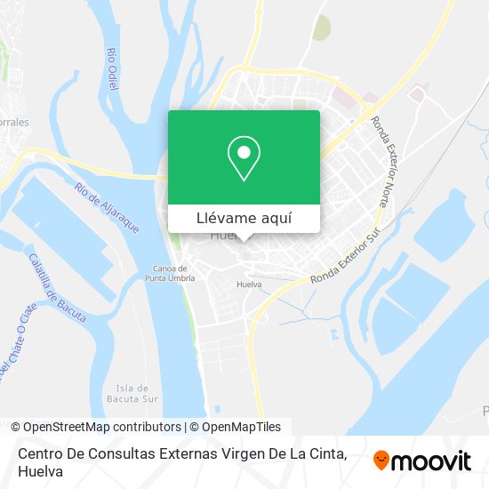 Mapa Centro De Consultas Externas Virgen De La Cinta