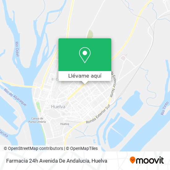 Mapa Farmacia 24h Avenida De Andalucía