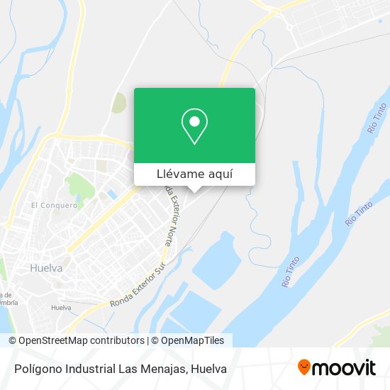 Mapa Polígono Industrial Las Menajas