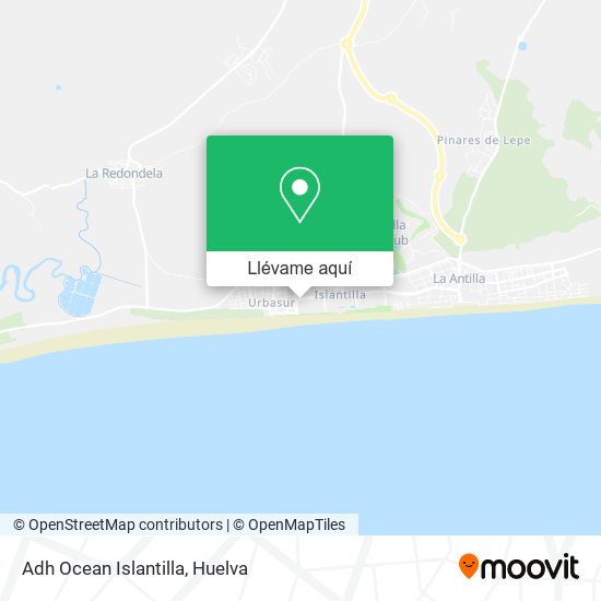 Mapa Adh Ocean Islantilla