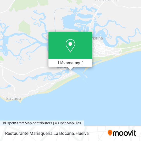 Mapa Restaurante Marisqueria La Bocana