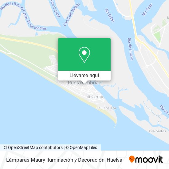 Mapa Lámparas Maury Iluminación y Decoración