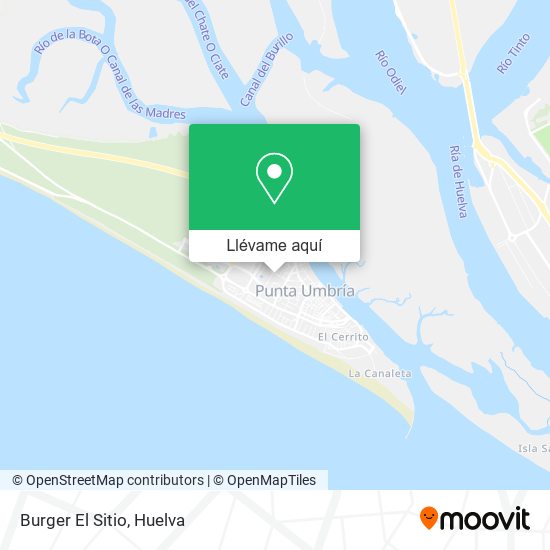 Mapa Burger El Sitio