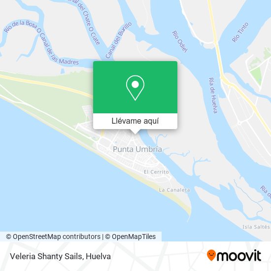 Mapa Veleria Shanty Sails