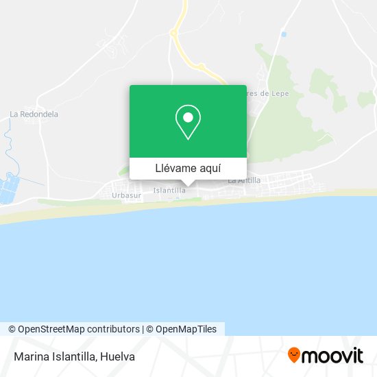 Mapa Marina Islantilla