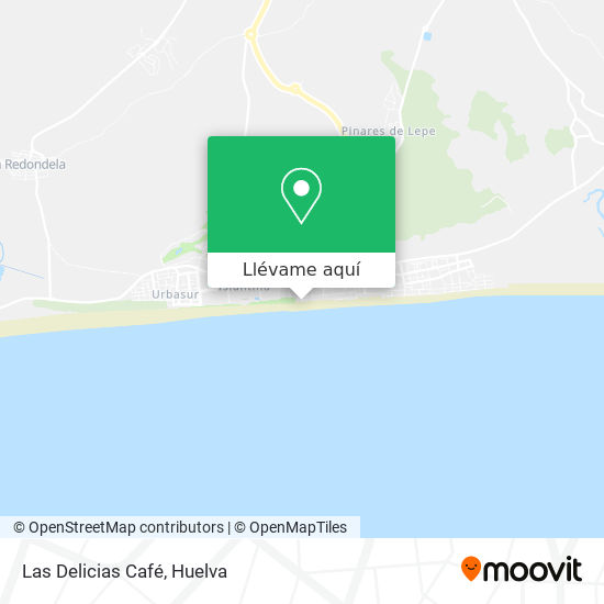Mapa Las Delicias Café