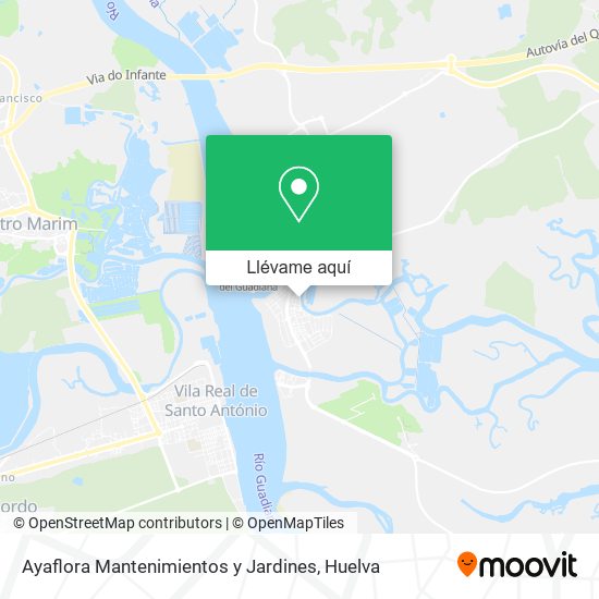 Mapa Ayaflora Mantenimientos y Jardines