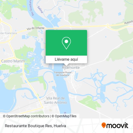 Mapa Restaurante Boutique Res