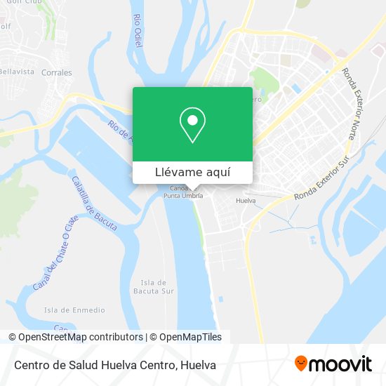 Mapa Centro de Salud Huelva Centro