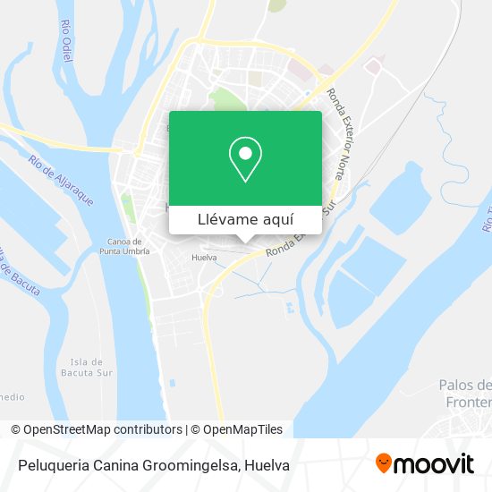Mapa Peluqueria Canina Groomingelsa