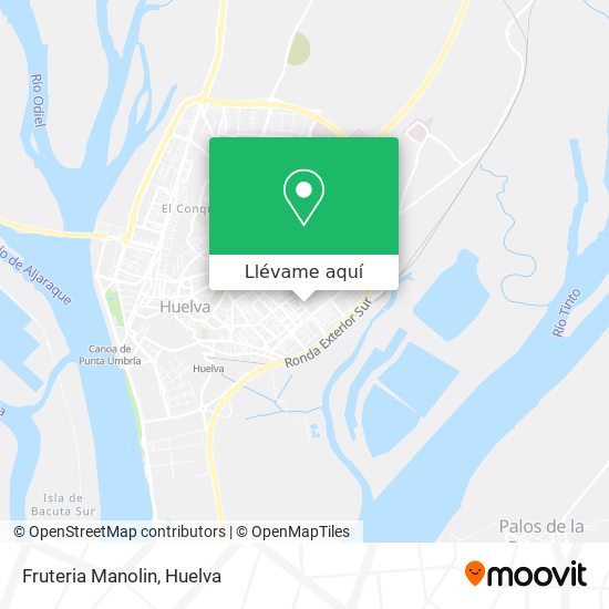 Mapa Fruteria Manolin