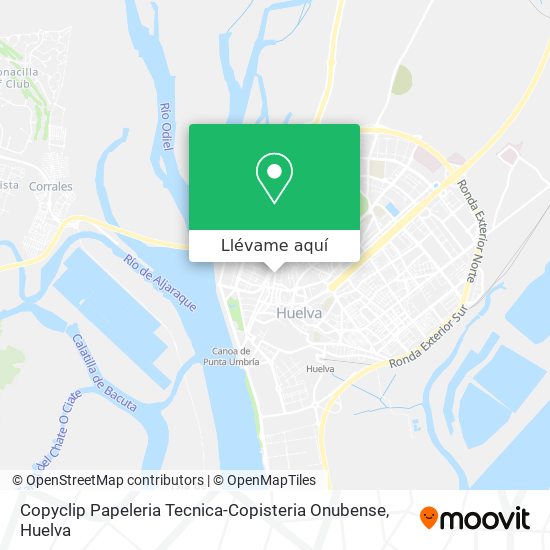 Mapa Copyclip Papeleria Tecnica-Copisteria Onubense