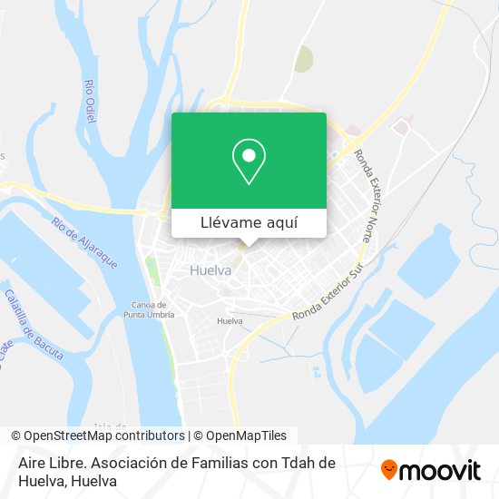 Mapa Aire Libre. Asociación de Familias con Tdah de Huelva