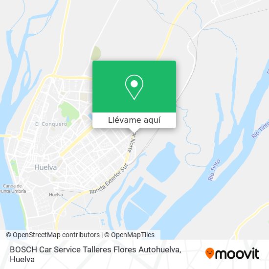 Mapa BOSCH Car Service Talleres Flores Autohuelva