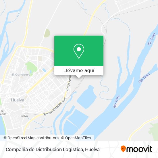 Mapa Compañia de Distribucion Logistica