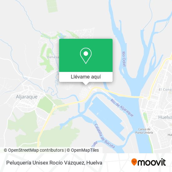 Mapa Peluquería Unisex Rocío Vázquez