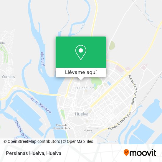 Mapa Persianas Huelva