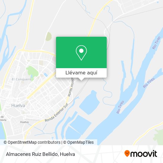 Mapa Almacenes Ruiz Bellido