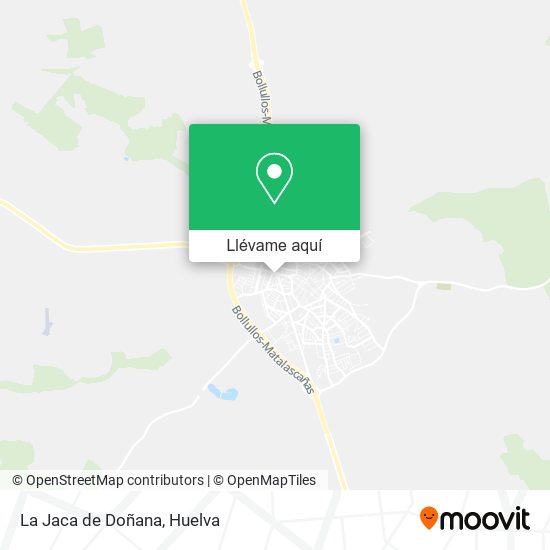 Mapa La Jaca de Doñana