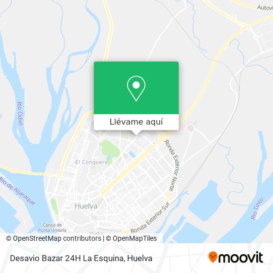 Mapa Desavio Bazar 24H La Esquina