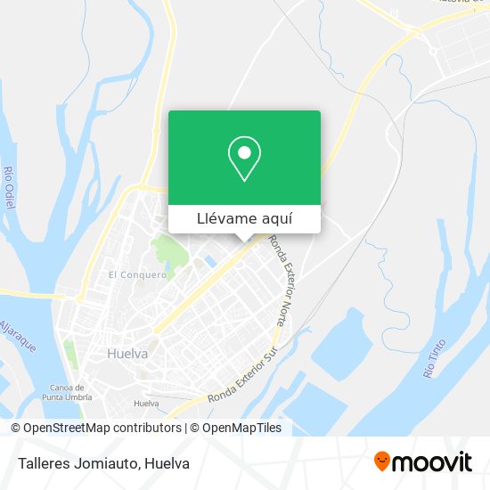 Mapa Talleres Jomiauto