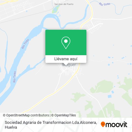 Mapa Sociedad Agraria de Transformacion Lda.Alconera