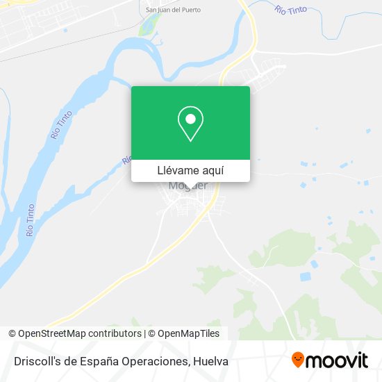 Mapa Driscoll's de España Operaciones